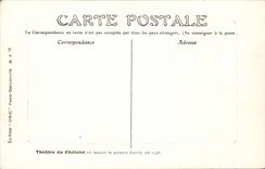 Paris CPA Theatre du Chatelet