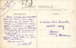 CPA Fantaisie Musee du Luxembourg Harpignes Le saut du loup