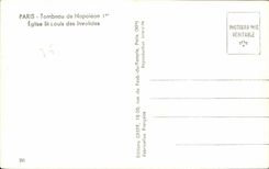 Paris CPA Tomb of Napoleon 1st Church St Louis of Invalides