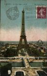 Paris CPA Eiffel Tower