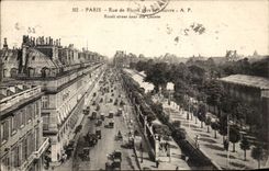 Paris CPA Rue de Rivoli vers le Louvre