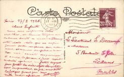 Paris CPA Opera and station of the subway