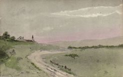 CPA Fantaisie Paysage