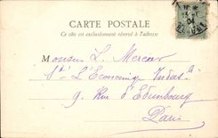 Paris CPA Public records Main courtyard of the Soubise palate