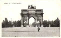 Paris CPA Arc des Tuileries