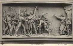 Paris CPA July 29th 1830 Revolution