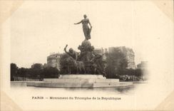 Paris CPA Monument du triomphe de la Republique