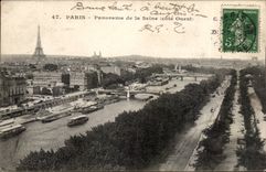 Paris CPA Panorama de la Seine (cote Ouest)
