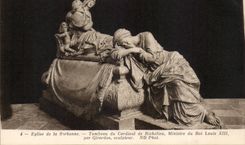 CPA wettet Kirche des Sorbonne Grabs des Kardinals von Richelieu Minister fur den Konig Louis XIII durch Girardon