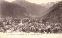 CPA Luchon View taken of the way of Cazaril