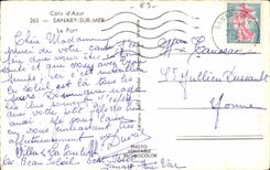 MODERN CARD Sanary on sea