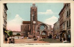 CPA Toulouse Place de l'eglise St Etienne
