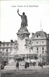 Paris CPA Statue of the Republic
