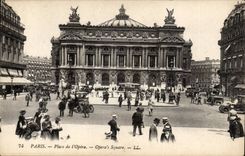 Paris CPA Place de l'Opera