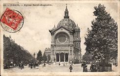 Paris CPA Church Saint Augustin