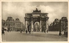 Paris CPA Place du Carrousel au jardin des Tuileries