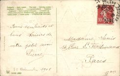 CPA Happy Fantasy year Etoile Star