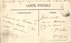 CPA Lourdes the virgin couronnee