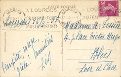 CPA Lourdes Monument offered by the Cambric diocese