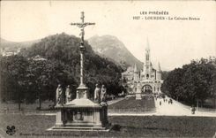 CPA Lourdes the Breton martyrdom