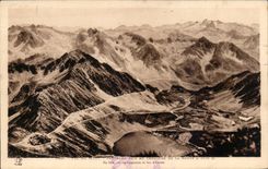 CPA Pic des Sudpanoramas das vom Terminus der Strasse genommen wird hat 2640m