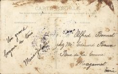 CPA Paris la statue de Strasbourg