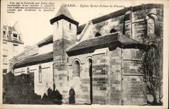 Paris CPA Church Saint Julien the Poor one
