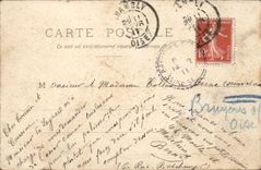 Paris CPA Chocolate of the abbey Of igny Place of the Madeleine