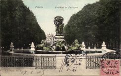 CPA Paris Fontaine du zodiaque