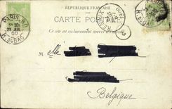 CPA Paris Palate of the Senate and Garden of Luxembourg