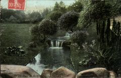 CPA Paris Park of montsouris the cascade