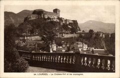 Lourdes CPA the strong castle and mountains
