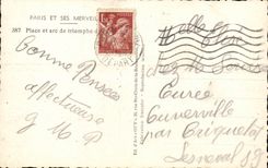 Paris CPA Arc de triomphe du Carrousel