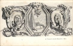 Paris CPA A Vincent Rue des Beaux Arts