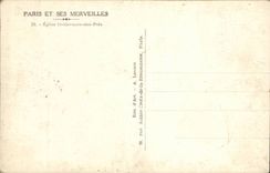 Paris CPA Church Saint Germain of Near