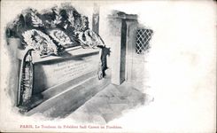 Paris CPA the tomb of president SAdi Carnot in the Pantheon