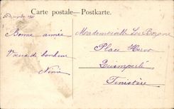 CPA Fantaisie Hayes paysage Femme en barque