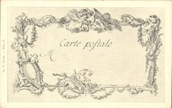 CPA Fantaisie Les chefs d'oeuvre de l'art au 18eme le berger fidele Moreau le jeune 