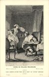 CPA Fantaisie Les chefs d'oeuvre de l'art au 18eme Scene du malade imaginaire Moliere Moreau le jeune