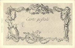 CPA Fantaisie Les chefs d'oeuvre de l'art au 18eme Scene du malade imaginaire Moliere Moreau le jeune