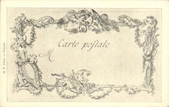 CPA Fantaisie Les chefs d'oeuvre de l'art au 18eme Le droit de peage Moreau le jeune