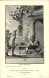 CPA Fantaisie Les chefs d'oeuvre de l'art au 18eme La fille obeissante Moreau le jeune