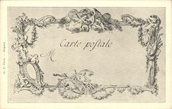 CPA Fantaisie Les chefs d'oeuvre de l'art au 18eme Reveut et distrait Moreau le jeune