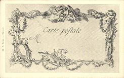 CPA Fantaisie Les chefs d'oeuvre de l'art au 18eme Julie s'evanouit Nouvelle heloise Rousseau Moreau le jeune