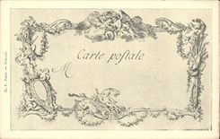 CPA Fantaisie Les chefs d'oeuvre de l'art au 18eme L'effet de la peur Moreau le jeune