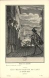 CPA Fantaisie Les chefs d'oeuvre de l'art au 18eme Scene de comedie Moreau le jeune