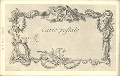 CPA Fantaisie Les chefs d'oeuvre de l'art au 18eme Scene de comedie Moreau le jeune