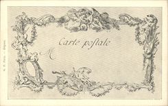 CPA Fantaisie Les chefs d'oeuvre de l'art au 18eme Il en est navre Moreau le jeune