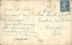 CPA Landscape of France (cow)