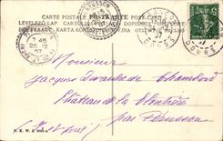 CPA Fantasy Christmas Toboggan Children